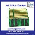 Computer graphics hardware ddr2 memory 1gb PC2700 200 pin 3