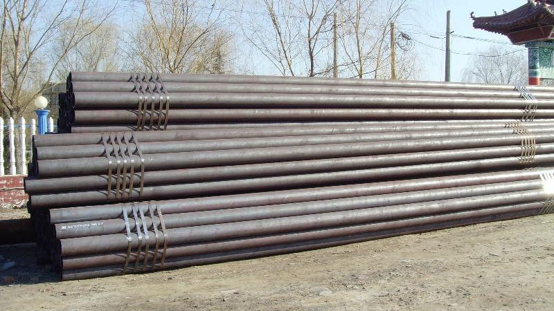 Seamless steel pipe for machinical structure