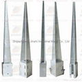 Galvanized Metal Post Spike for garden post support 1