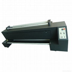 Textile printer heater for sublimation transfer