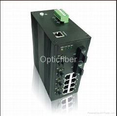 DIN-Rail Industrial Fiber Switches