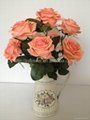 10 head large rose artificial flower  4