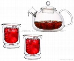 PYREX Glass Tea Set