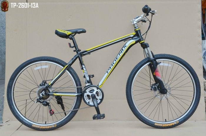 26"x1.95 alloy frame shimano 21 speed phoenix mountain bike