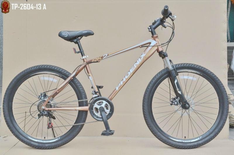 26"x1.95 steel frame shimano 18 speed phoenix mountain bicycle