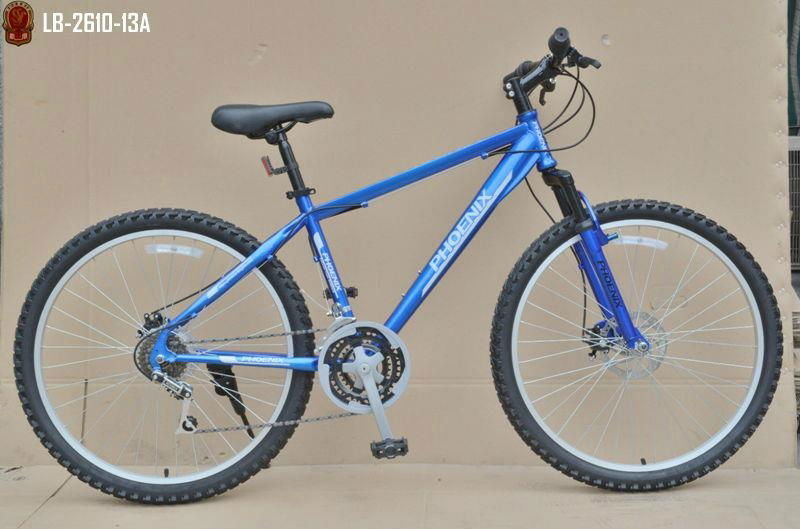 26"X1.95 Steel frame 18 speed phoenix mountain bike