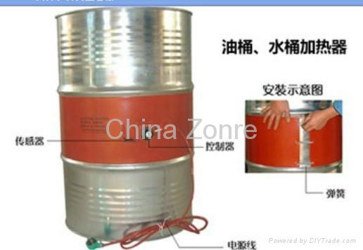 Silicone Drum Heater/Silicone Heater Mat Drum Heater