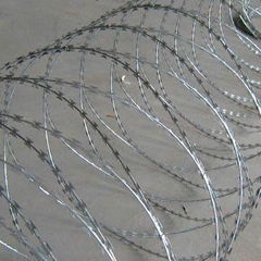 Razor barbed wire mesh