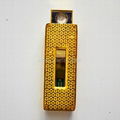 Gold Bar Built-in Windproof Flameless USB Lighter 3