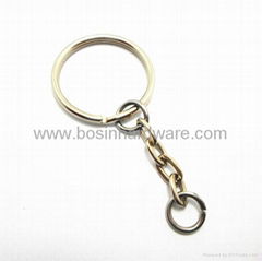 Fashion metal key chain ring