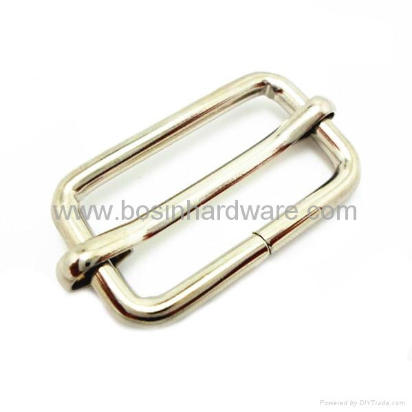 Fashion metal adjustable square ring buckle