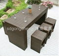 Outdoor Rattan bar furniture 4