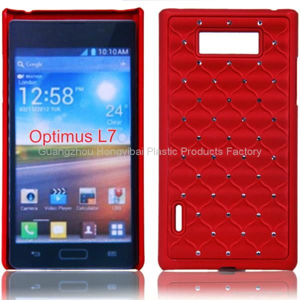 Diamond phone case for LG optimus L3, L5, L7 2
