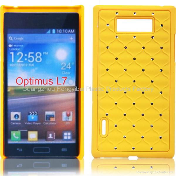 Diamond phone case for LG optimus L3, L5, L7 3