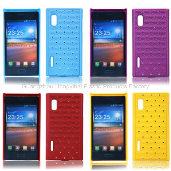 Diamond phone case for LG optimus L3, L5, L7 4
