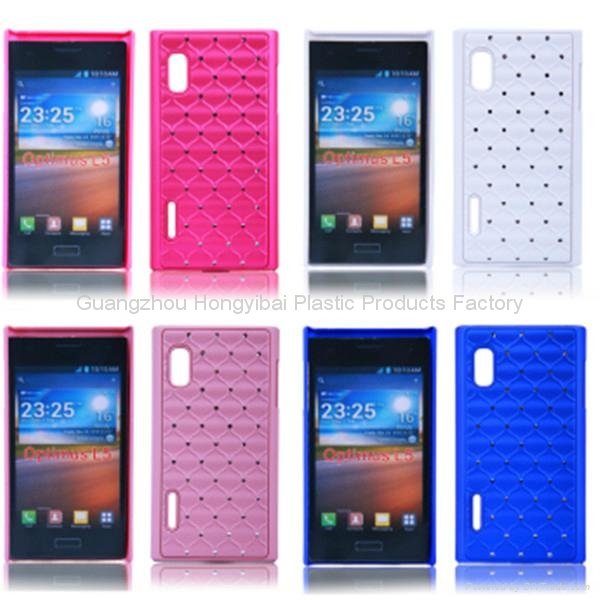Diamond phone case for LG optimus L3, L5, L7 5