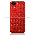 Rhinestone cell phone case for iphone5