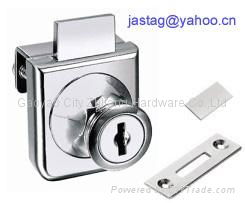 407 zinc alloy glass lock