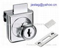 407 zinc alloy glass lock