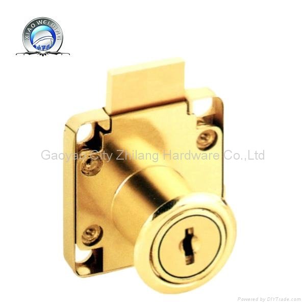 138-22 zinc alloy gold drawer lock