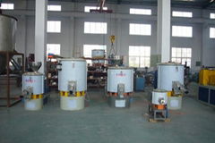 Plastic hot mix machine