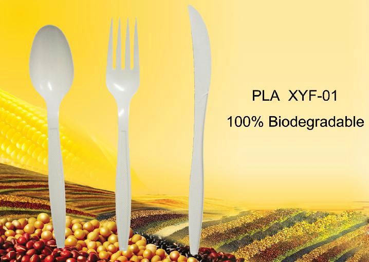 Biodegradable disposable fork  