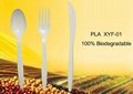 Biodegradable disposable fork
