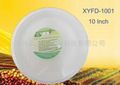 biodegradable compostable 10 inch three compartments plate 2