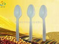 high quality disposable plastic spoon 2