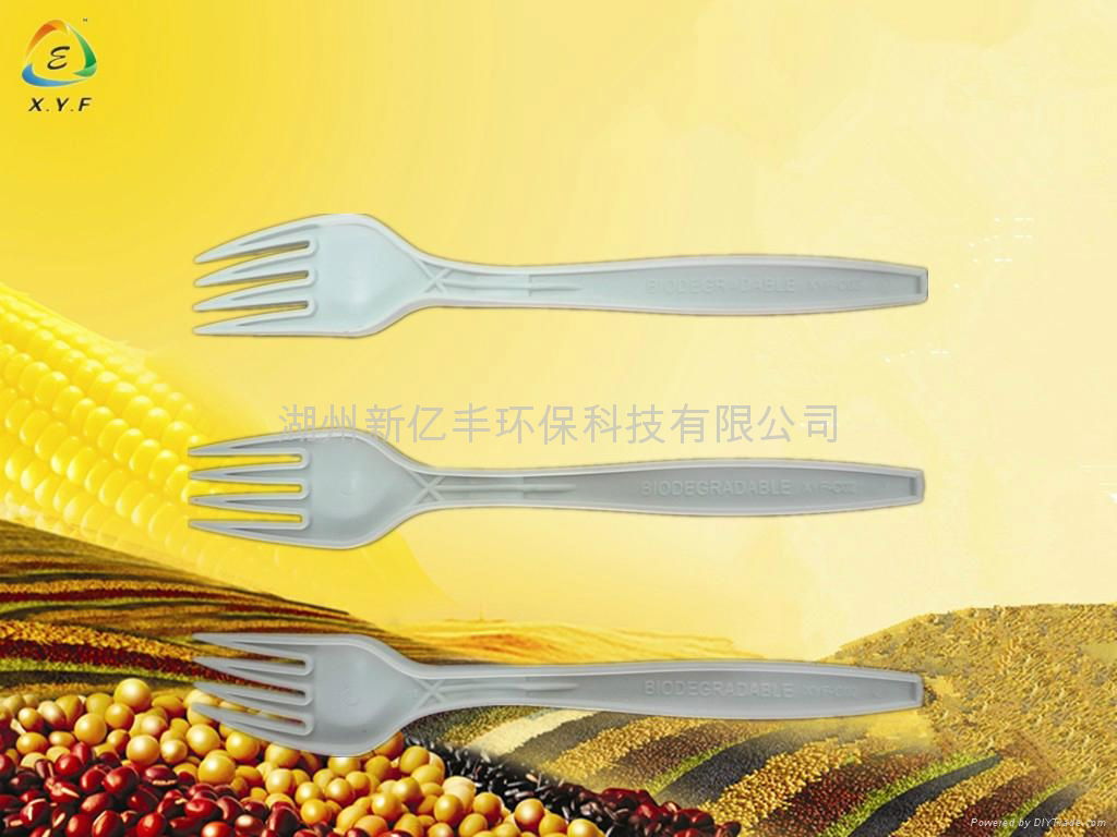 ecofriendly starch-based disposable fork