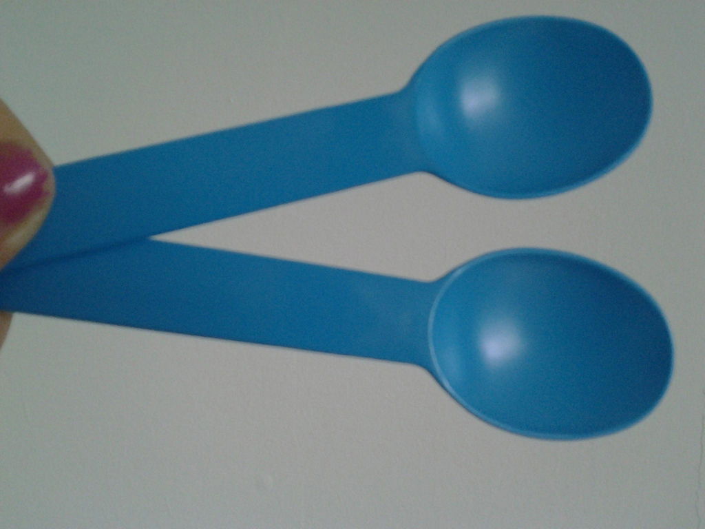 disposable colored ice cream spoon 2