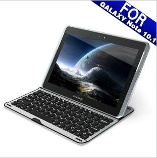 Aluminum Wireless Bluetooth Keyboard Stand Cover Case For N8000