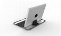 Aluminum Wireless Bluetooth 3.0 Keyboard Case Cover Stand for ipad2 ipad3  3