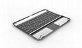 Aluminum Wireless Bluetooth 3.0 Keyboard Case Cover Stand for ipad2 ipad3  4