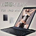 Mini Ultra Slim Aluminium Bluetooth Keyboard for ipad mini Hard cover case for i