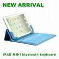 Bluetooth Keyboard for iPad Mini Leather