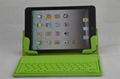 Bluetooth Keyboard for iPad Mini Leather Case  2