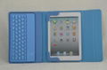 Bluetooth Keyboard for iPad Mini Leather Case  3