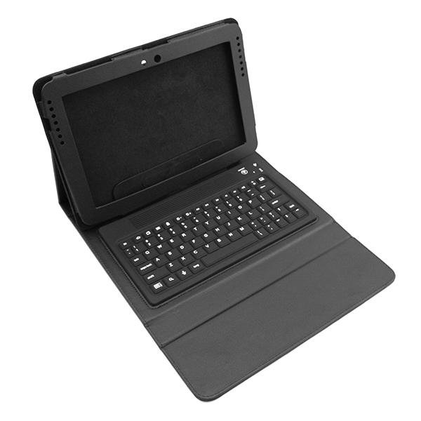 removable Bluetooth Keyboard Leather Handbag Case For Samsung Galaxy Note N8000 