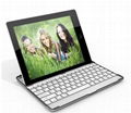 Aluminum Alloy Bluetooth wireless keyboard for Apple ipad 2/3 1