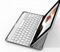 Aluminum Alloy Bluetooth wireless keyboard for Apple ipad 2/3 3