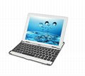 Aluminum Alloy Bluetooth wireless keyboard for Apple ipad 2/3 4