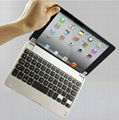 Slim Aluminum Wireless Bluetooth Keyboard for Apple iPad Mini 1