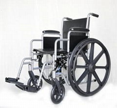 active steel manual folding wheelchair from manufacturer