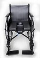 Economy steel manual wheelchair with toilet from manufacturer 1