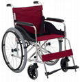 Light aluminum manual wheelchair for