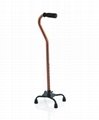 Adjustable Four foot walking stick for disabled 2