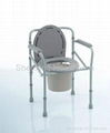 Steel commode chair for elderly from manufacturer 1