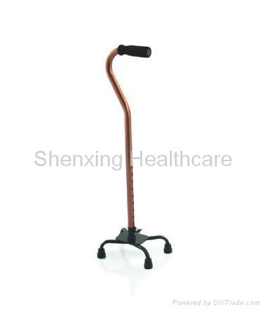 Adjustable Four foot walking stick for disabled