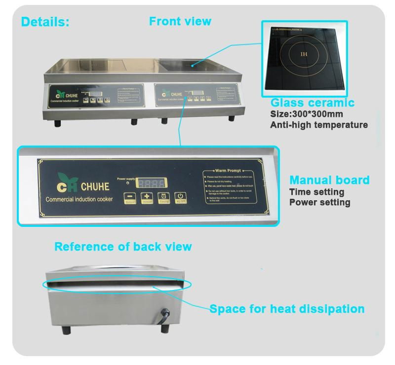 Double burner electric induction hobs   3